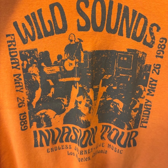 Garage Orange Graphic Baby Tee - Picture 2 of 5